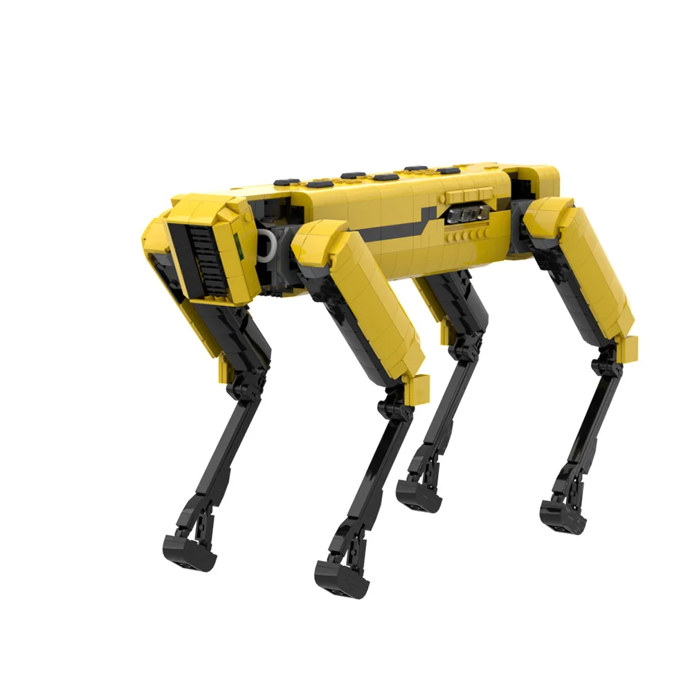 MOC Boston Dynamics Robot Building Blocks Model Smart Technology Robot Dog Bricks DIY Assembly Puzzle Toys Kids Birthday Gifts