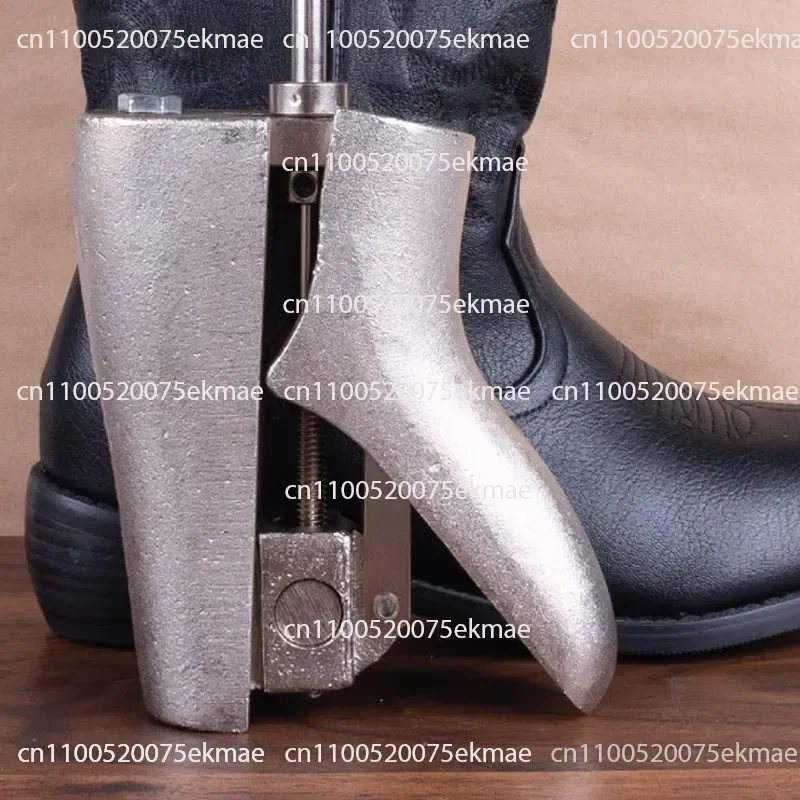 Professional cast aluminum combination boot support for ankle and calf tightness
