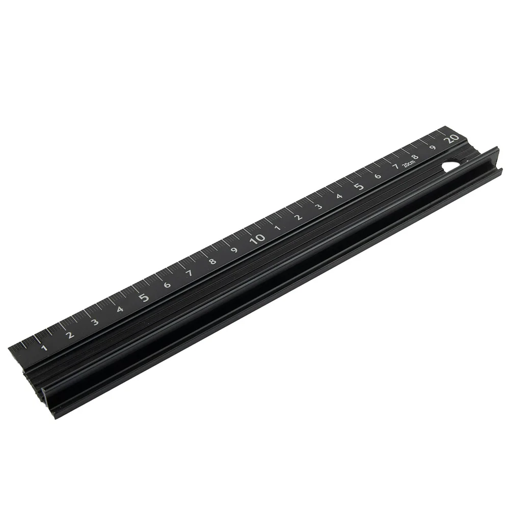 210x35x12.5mm/310x35x12.5mm Accessory Ruler Straight Ruler Aluminum Alloy Hand Tools Multi-function Non-slip Parts