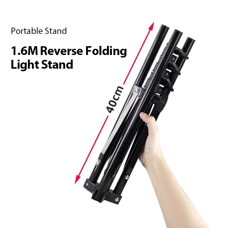 Photography Light Stand Tripod Bracket Thicken Aluminum for YONGNUO YN600L YN300 YN300III YN360 YN200 Video LED Fill Light Flash