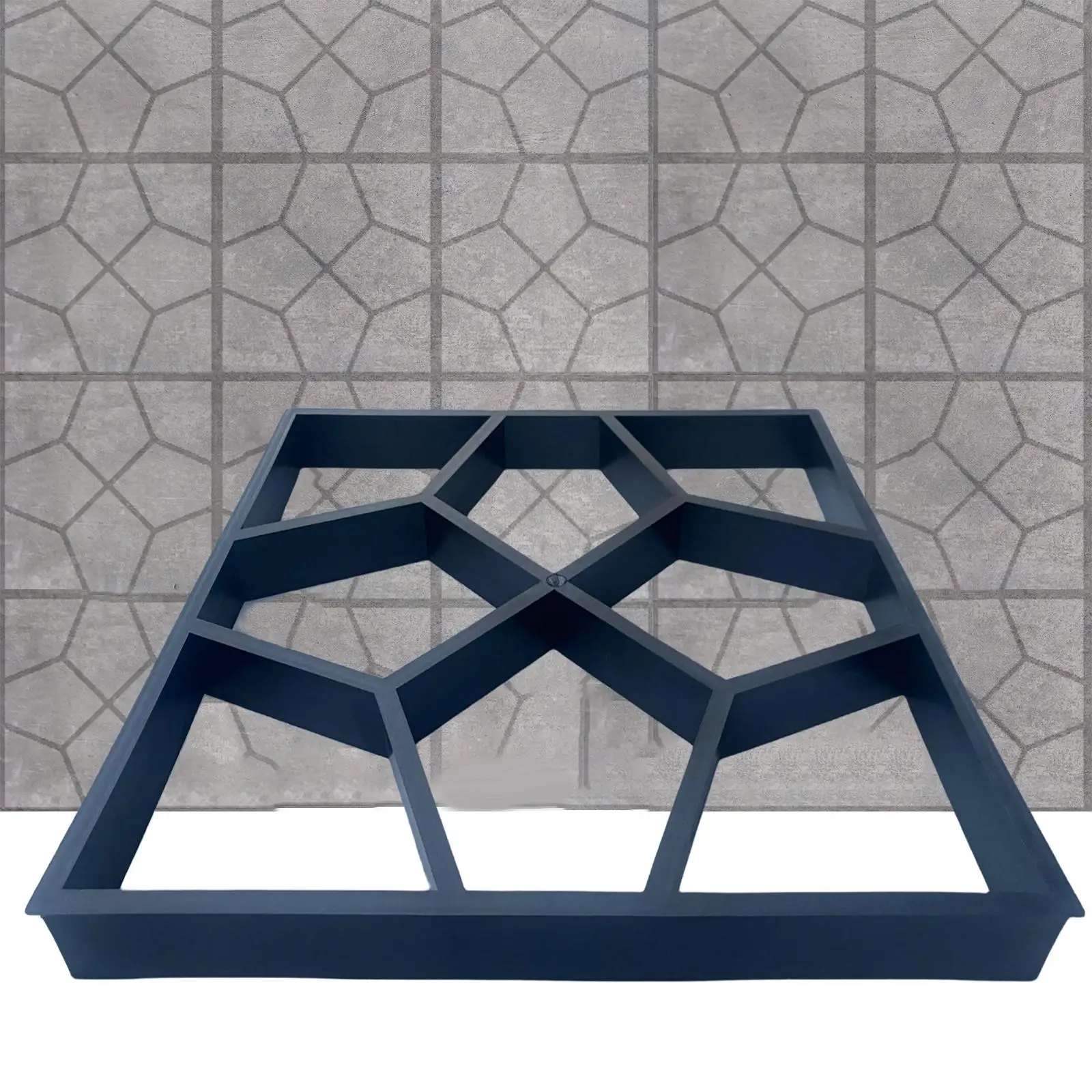 

Reusable Garden Paving Mould DIY Paving Road Cement Brick Mold Path Mold for Patio Lawn Walkway Fence Garden
