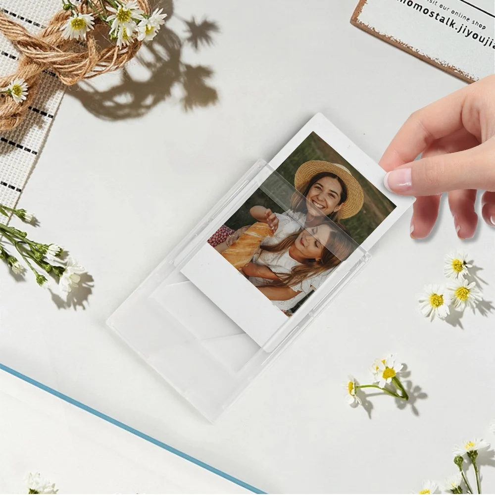 3 Inch Mini Photo Frame for Polaroid Picture Frame Tabletop Photocard Display Classic Vertical Photo Frame