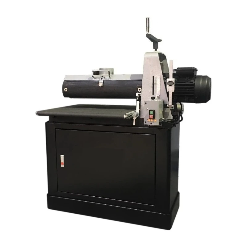 Process 40 Inch Wood Cast Iron Digital Display Single Roller Belt Sander Wood Sanding Machine