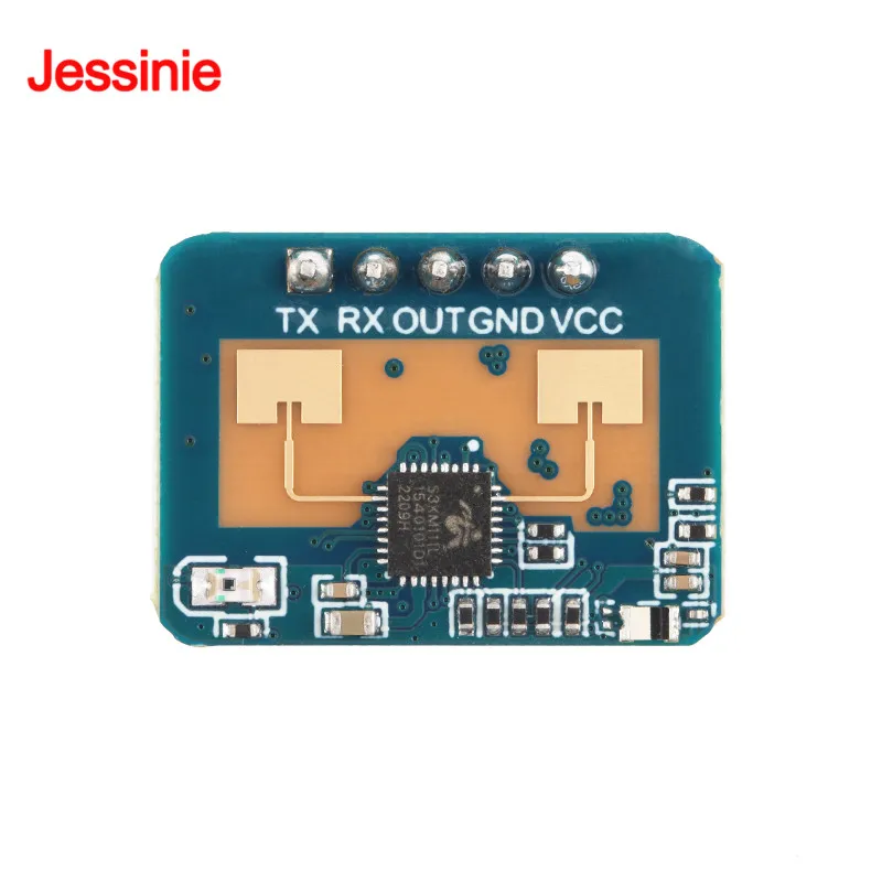 10Pcs/1pc LD2410C 24Ghz Human Presence Sensor HLK-LD2410C  Millimeter Wave Radar  Module Non-contact Heartbeat Motion Detection