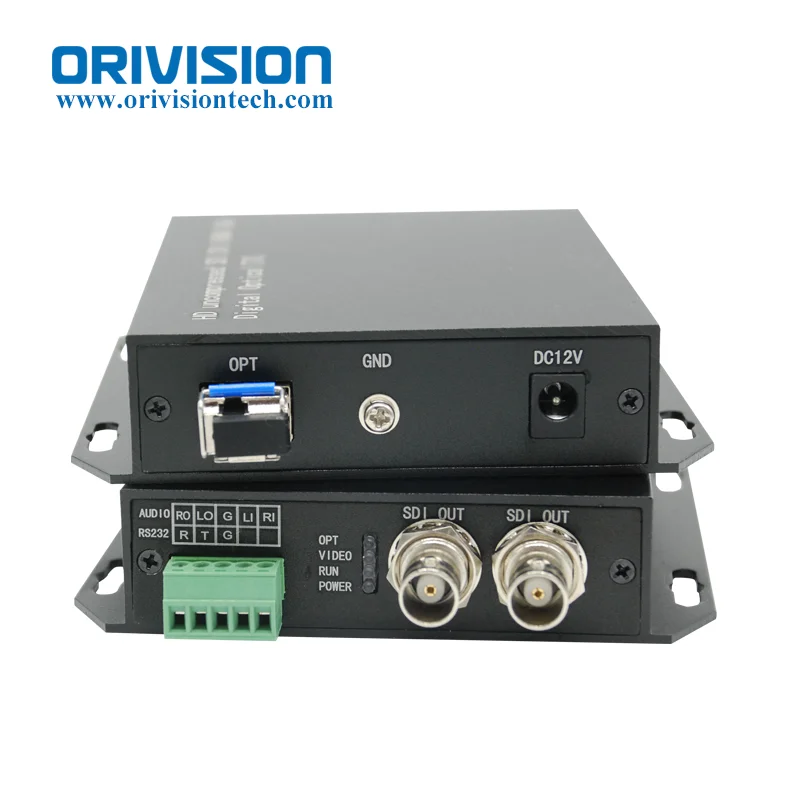 Uncompressed HD/SD/3G SDI Fiber Extender Support 1080P60Hz 10KM 20KM SDI to Fiber Optic Converter