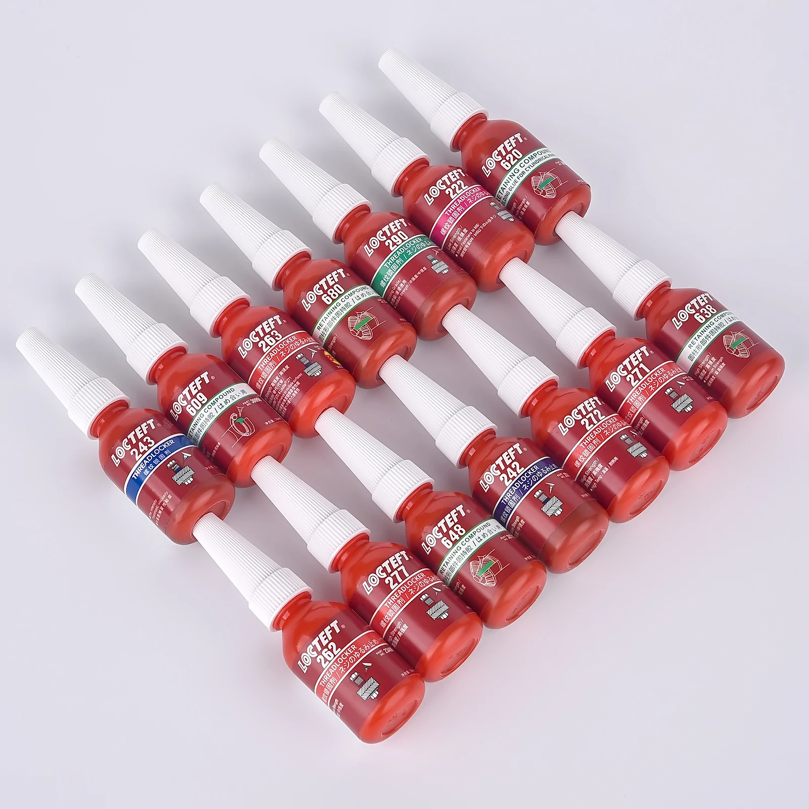 10ml Threadlocker Screw Glue Quickly Cured Thread Locking Agent Anaerobic Adhesive Corrosion-Resistant Anti-Loosening Glue
