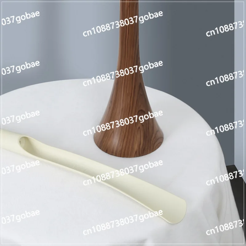 Nordic wood grain style self-standing shoehorn super long shoe handle special shoe wearer