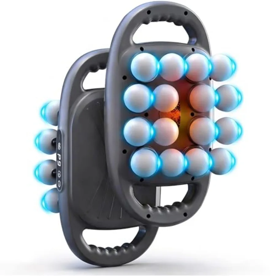 

Массажный пистолет для глубокого массажа тканей с 16 насадками, мощный перкуссионный массажер с 9 режимами и уровнями интенсивности, бесшумный массажный пистолет для мышц спины и плеч