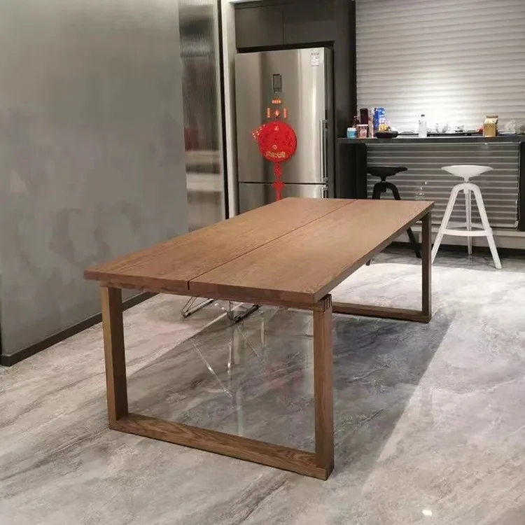Nordic original ash wood dining table modern simple rectangular dining