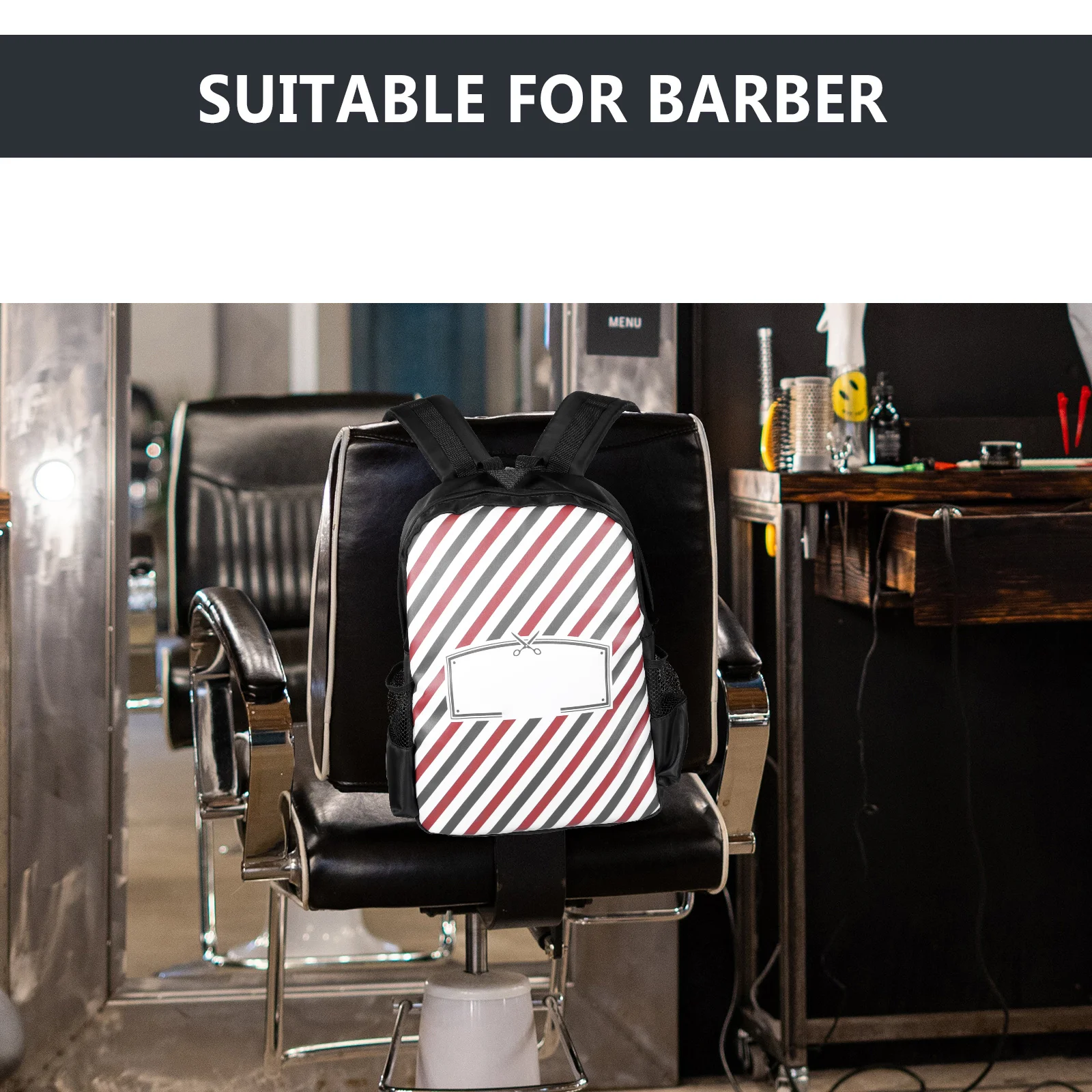

1Pcs Creative Barber Scissors Backpack Portable Hairdressing Tool Pouch Durable Organizer Stylish Travel Bag Hair Stylist Pouch