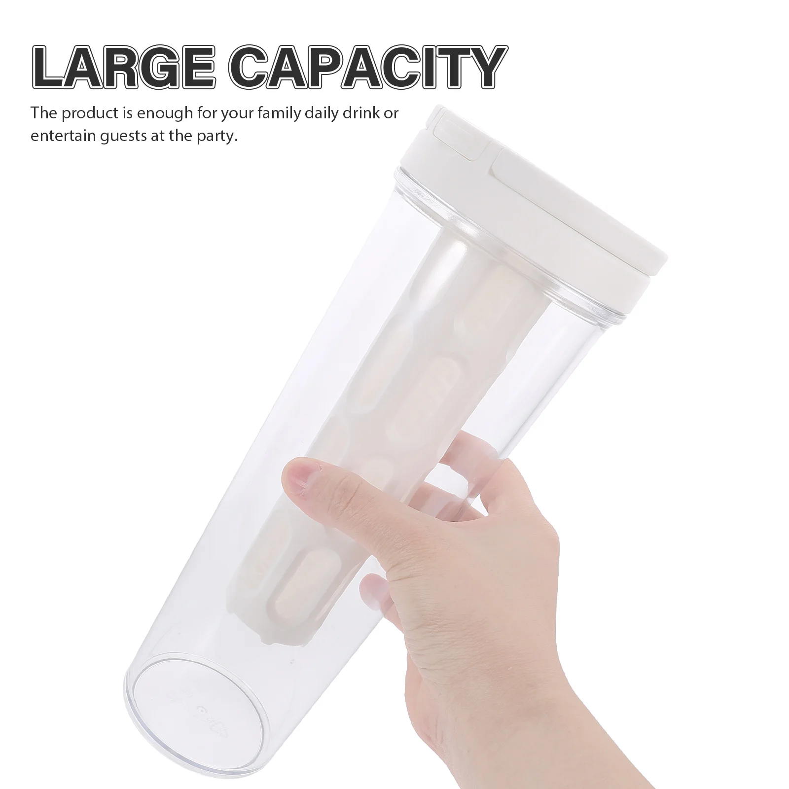 

Coffee Cold Water Kettle Ice Tea Pitcher Filter Jug Mixing Cup Beverage Dispenser Reusable Milk Brewer with Cover Iced