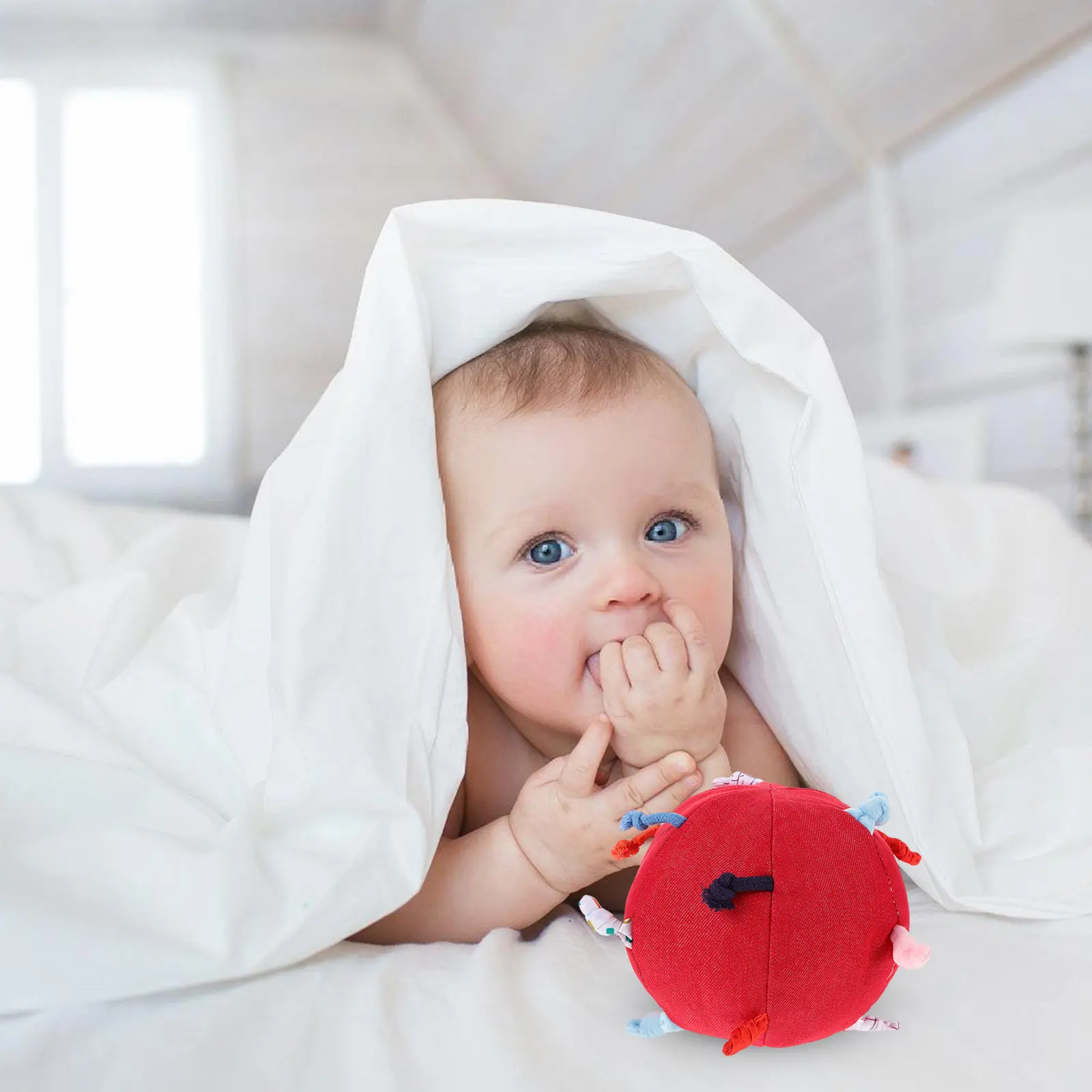 

Сенсорный мяч для малышей, мягкий мяч для захвата, для младенцев и малышей, для развития координации рук и глаз, игрушка для новорожденных, интерактивный подарок