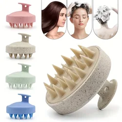 1/2 pcs Silicone Shampoo Brush Body Massage Brush Bath Shower Brush Salon Hairdressing Tool Scalp Massage Comb Hair Washing Comb