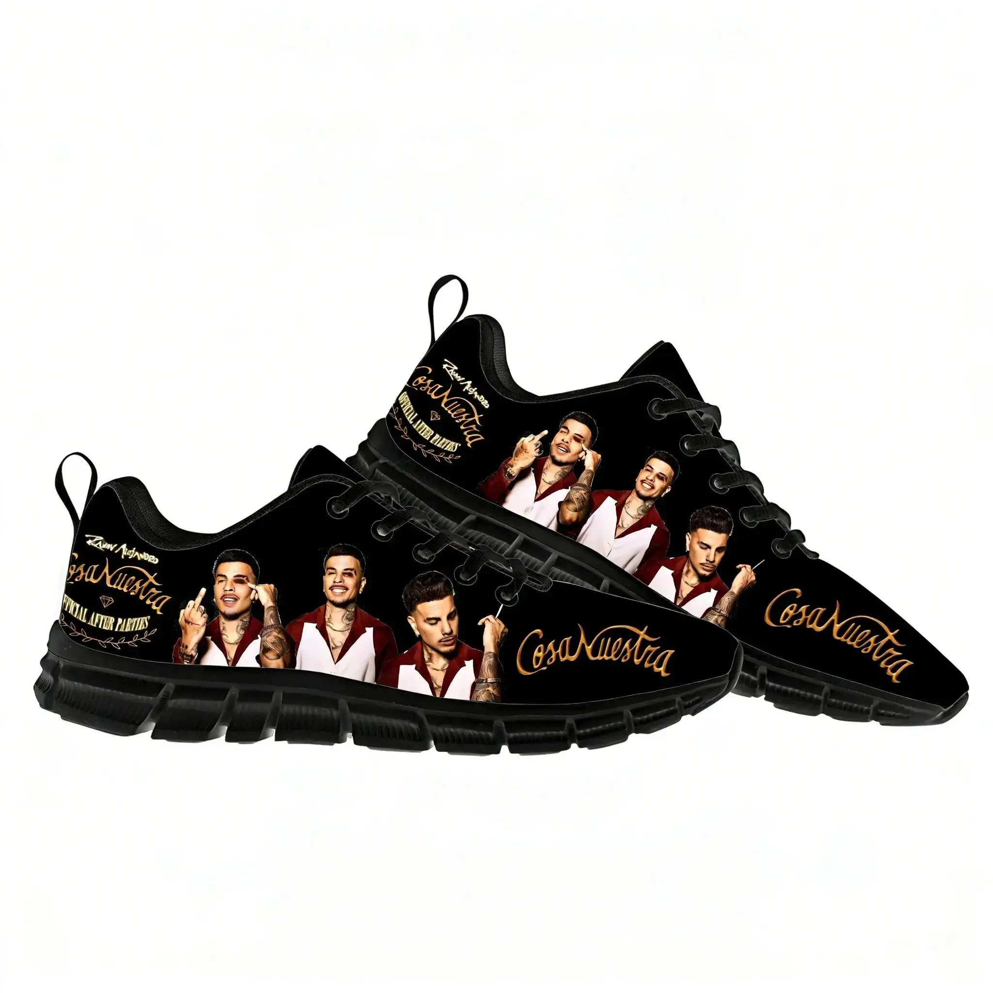 Singer Rauw Alejandro Cosa Nuestra Sports Shoes Mens Womens Retro Sneakers Casual Hiking Sneaker Custom Built Shoes