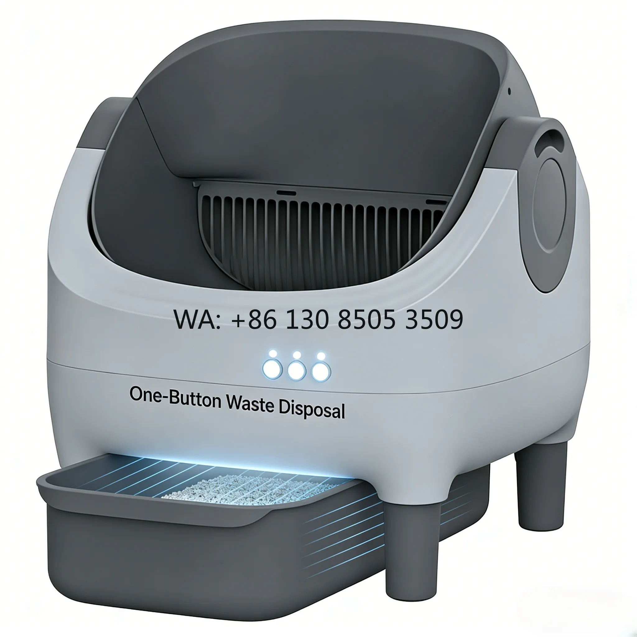 

Innovative Auto Cleaning Self Scooping Multiple Safety Sensor Protection Large Capacity APP Control Smart Cat Litter Box