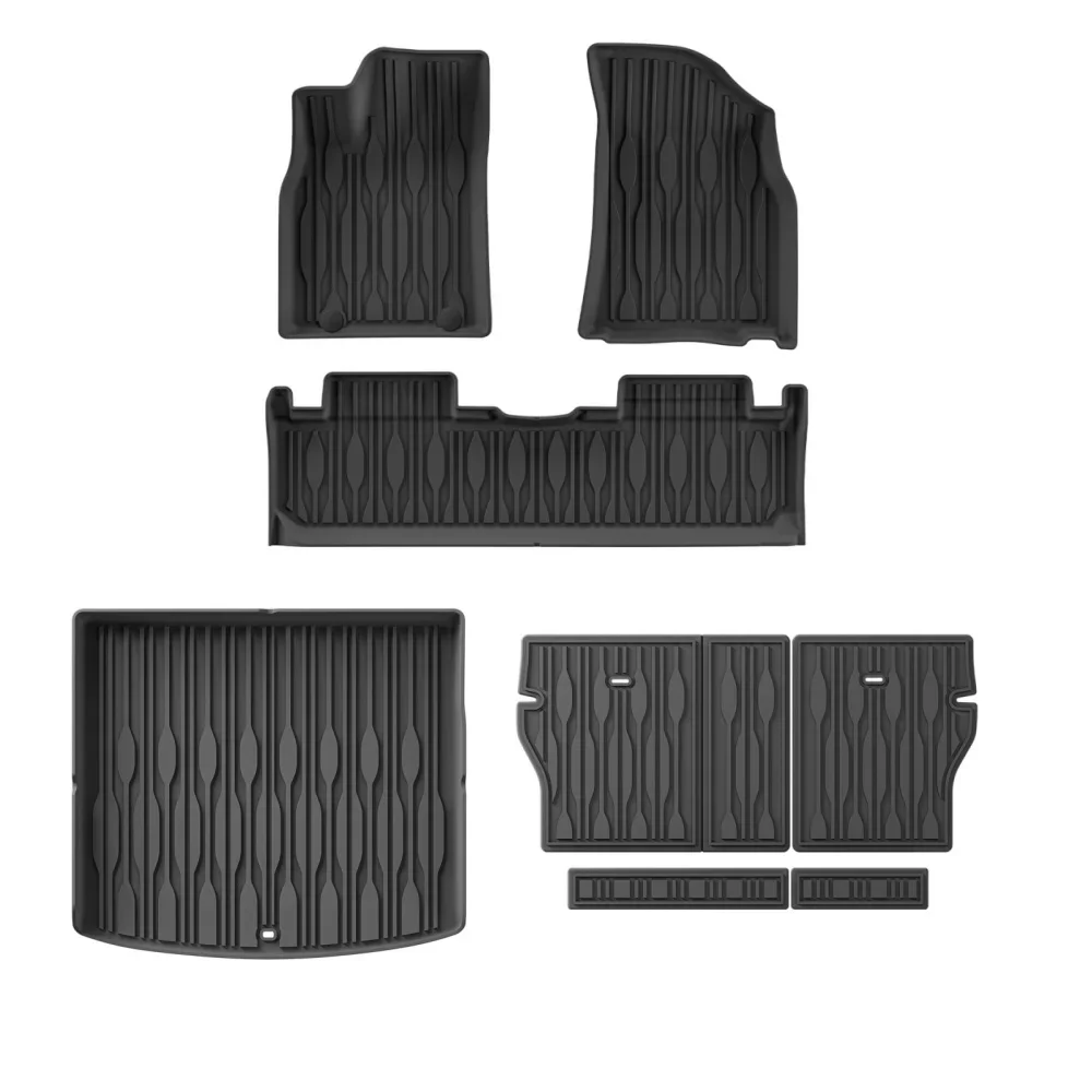 

for BYD Sealion 05 DM-i 2025 TPE 3D Car Floor Mats Cargo Liner Trunk Backrest Pad All Weather Black