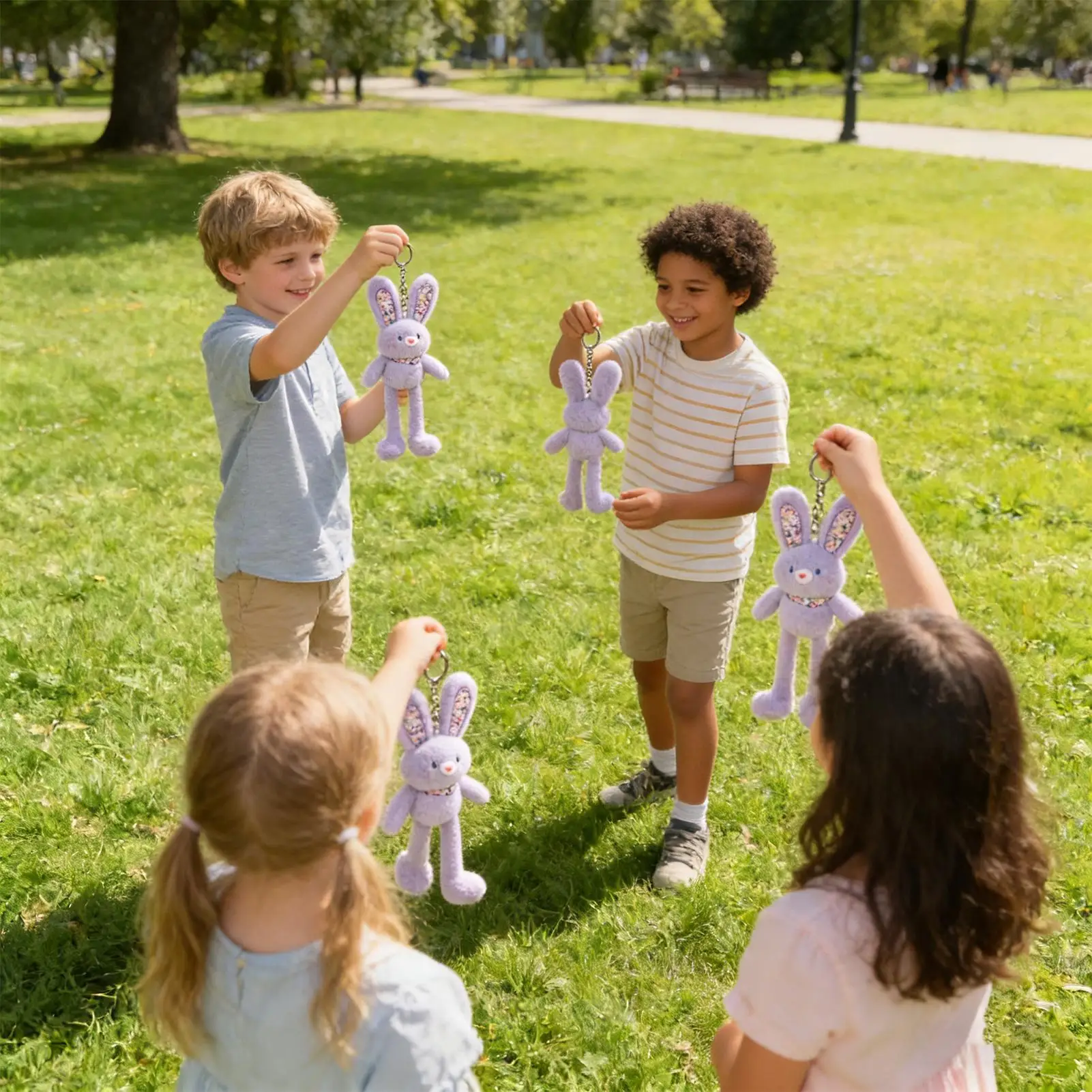 

Bunny Stuffed Animal Soft Cute Doll Soft Bunny Plush For Backpack Decoration Handbag Tote Valentine Birthday Holiday Commuting