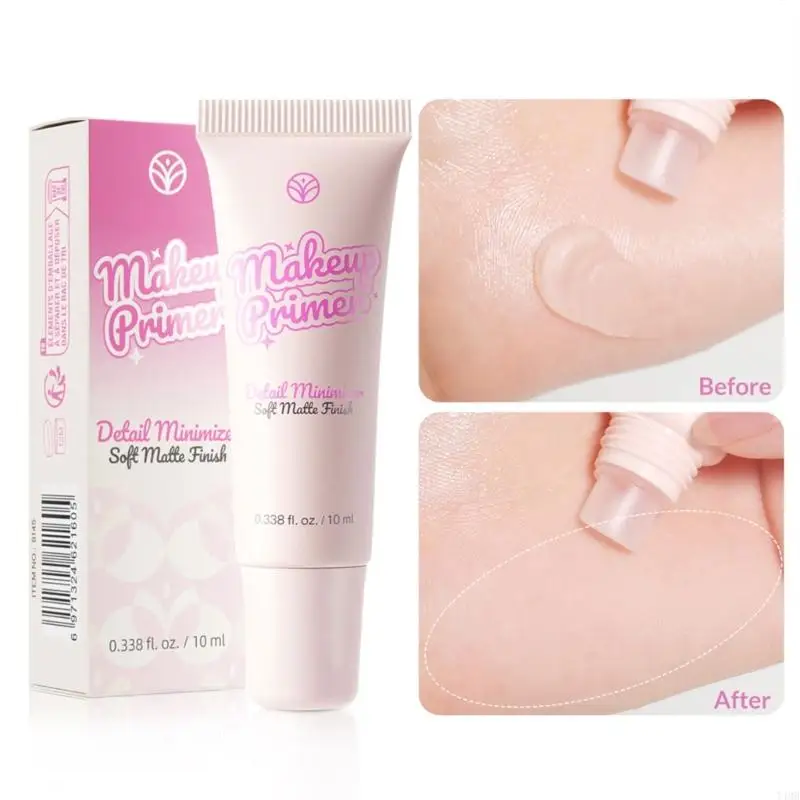 Moisturising Face Primer Gel for Smooths the Skin and Makeup Hold Daily Use 10ml T4MB