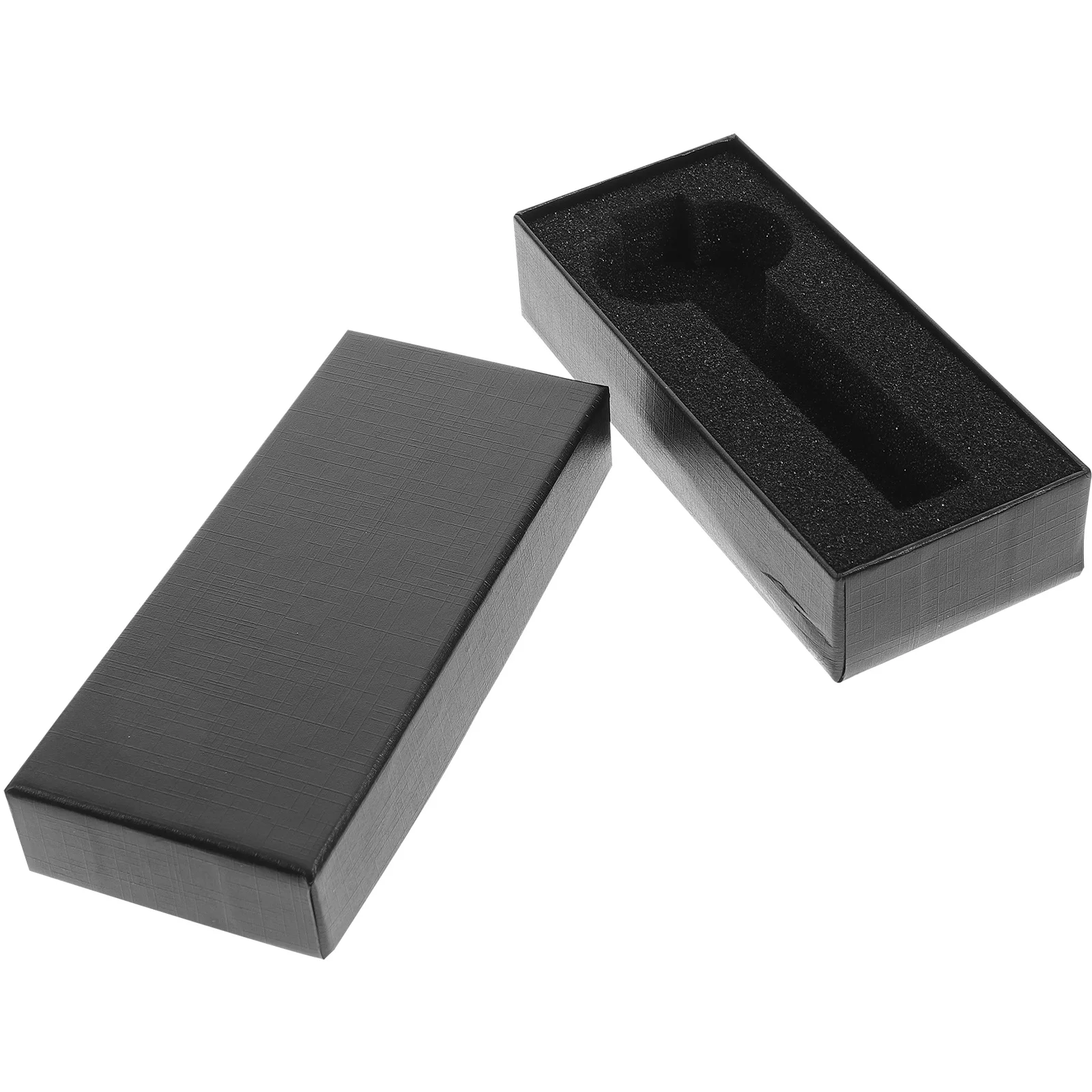 Watch Storage Box Blue Rectangular Extra Thick Material Removable Cushion Organizer Secure Display Case Gift for Men Women