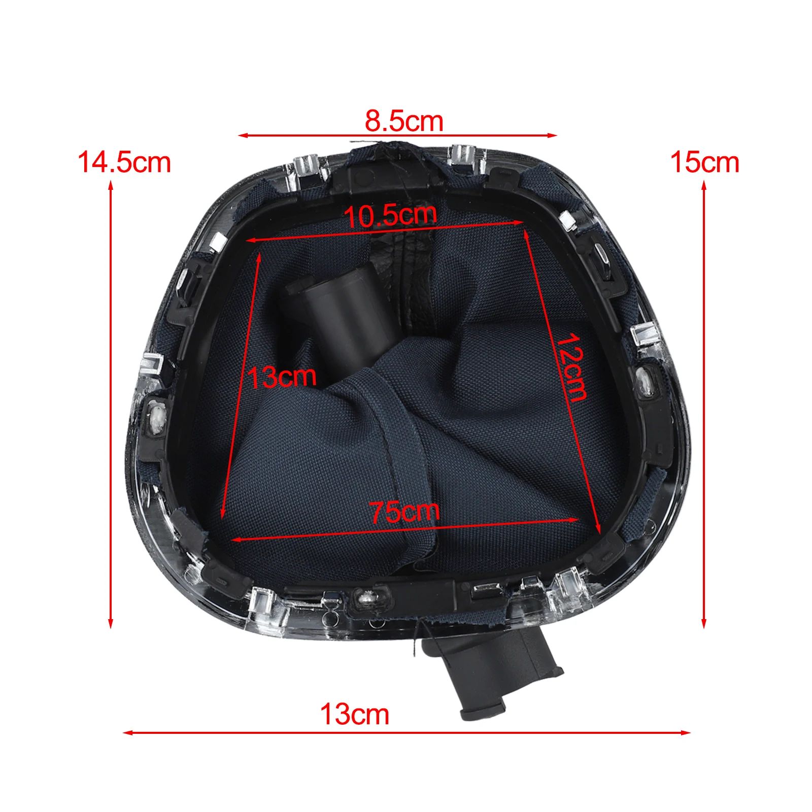 

For VAUXHALL For FIAT Gear Shift Cover Premium Leather Gear Shift Knob Leather Cover Comfortable Grip Easy Installation