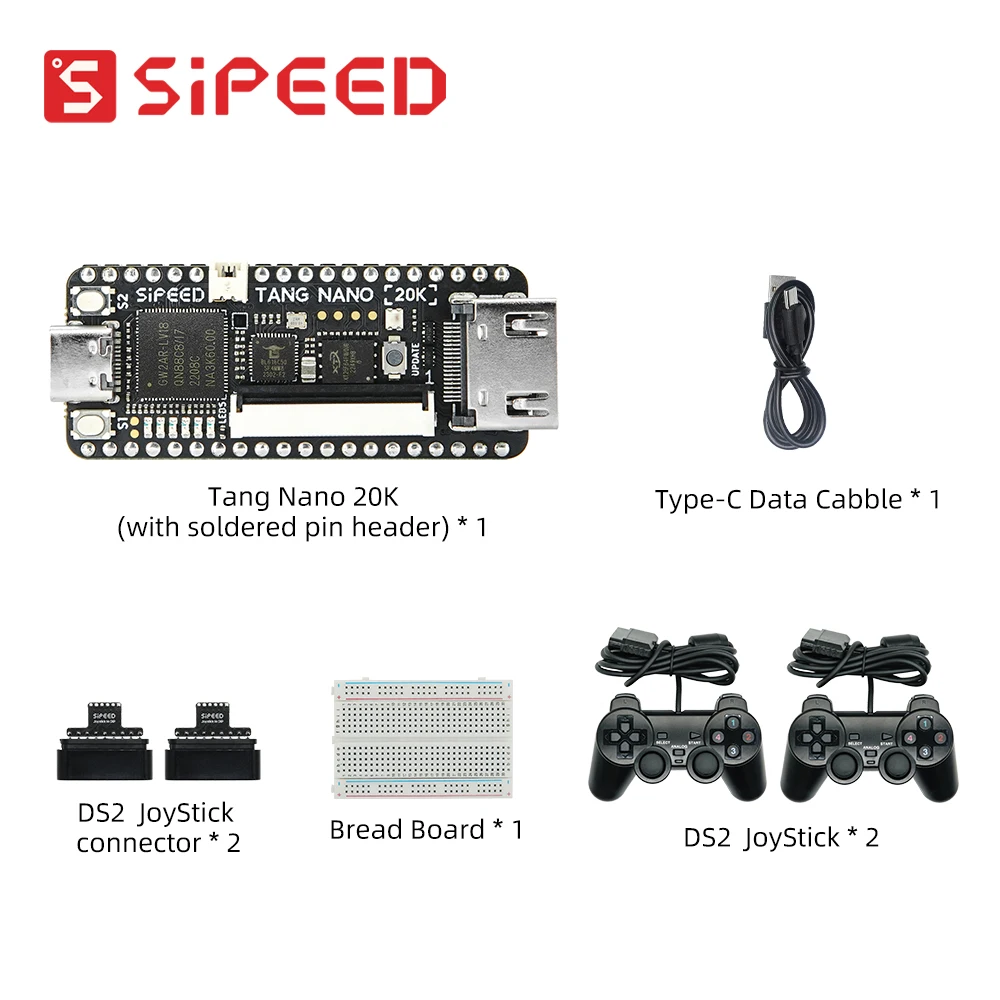 Sipeed-Analyste de jeu Tang Character20 K, carte de développement Linux, FPGA RISCV