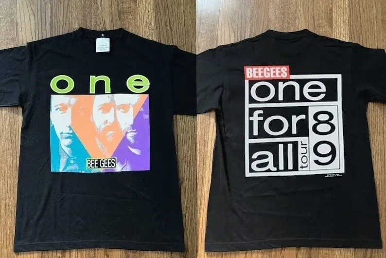 

Футболка Bee Gees One For Tour ’89 с короткими рукавами