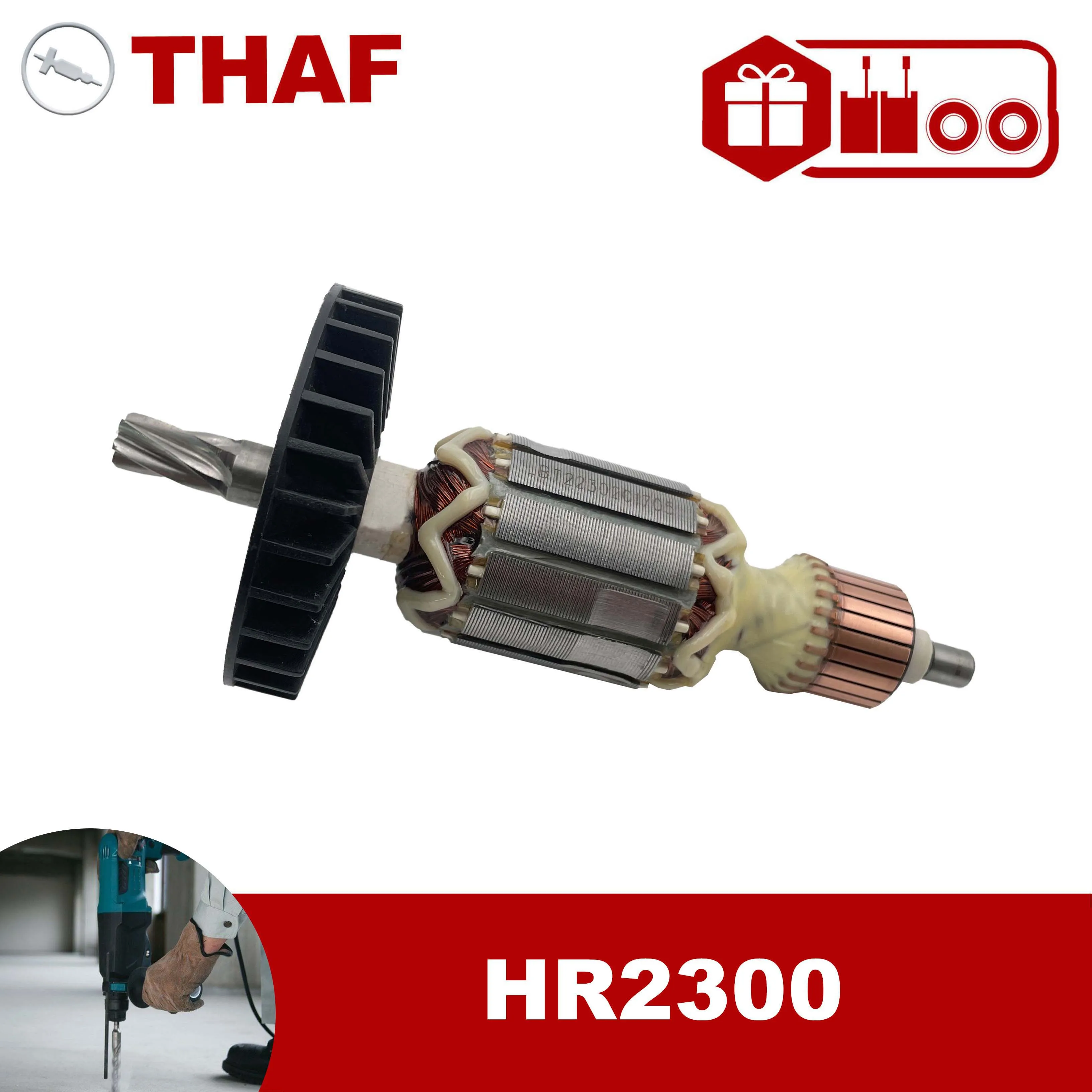 AC220V-240V Якорь ротор замена для Makita Перфоратор HR2300