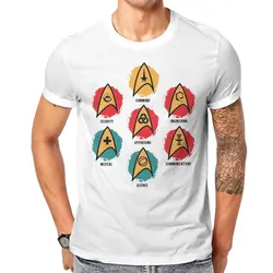 Summer Men's and Women's T-shirts Star Treks Starfleet Theme Design Round neck short sleeved T-shirt Street Clothing S-6XL