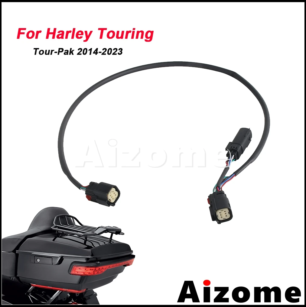 

Мотоциклетная динамика, быстроразъемный жгут проводов багажника для Harley Touring Road King Tour-Pak 14-23, заменяет CD-TP-QD-14