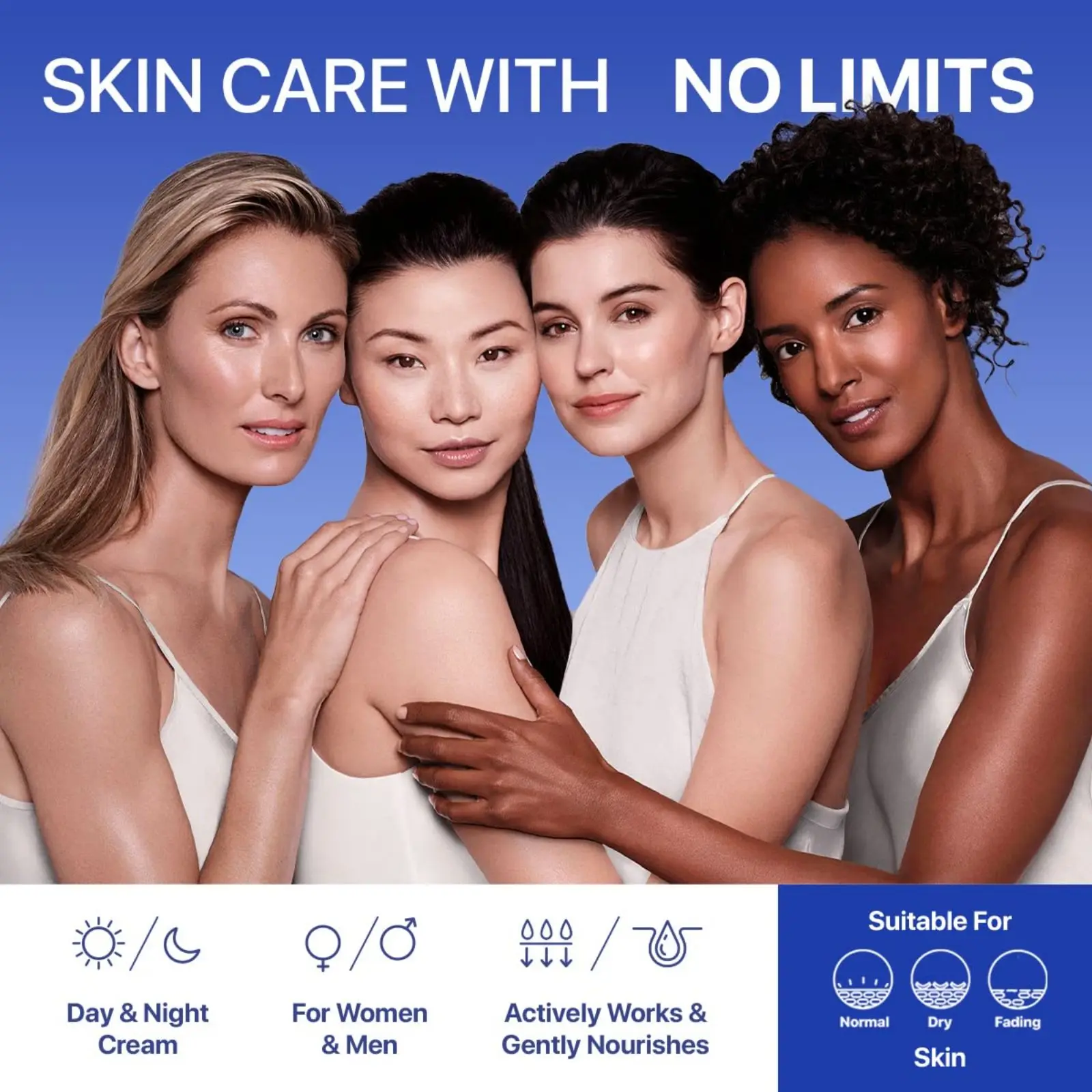 Collagen Cream for Face with Retinol and Hyaluronic Acid, Day Night Anti Aging Skincare Facial Moisturizer image 3