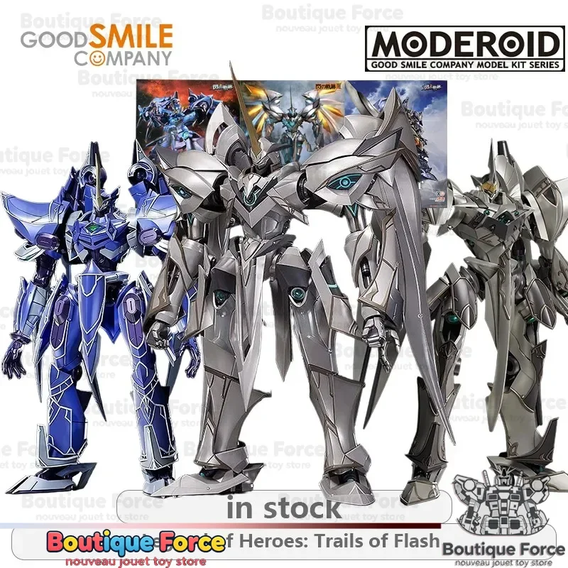 GSC Osoriginal MODEROID: Legend of Heroes, Shining Trails, Silver Riding God, Agrion Anime Action Figure Assembly Model Toys