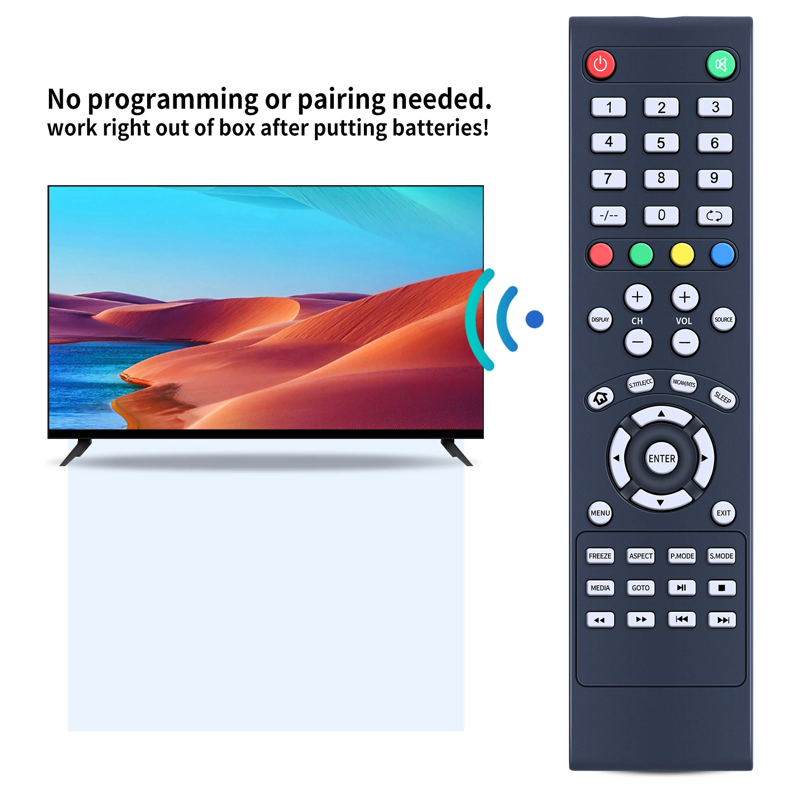 New Remote Control For Pilot Nikura Lika L27 Nikai Visio Prestiz Lifestyle Tokkma Salora Smart LCD LED TV