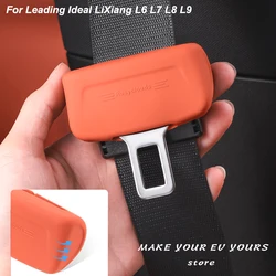 For Leading Ideal LiXiang L6 L7 L8 L9 Mega 2023-2205 Safety Belt Protective Silicone Cover Interior Accessories