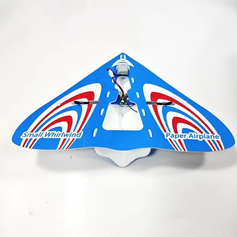 Model Airplane Fixed Wing Magic Board Mini Remote Control Paper Airplane Triangular Wing Electric Aircraft 35cm Wingspan