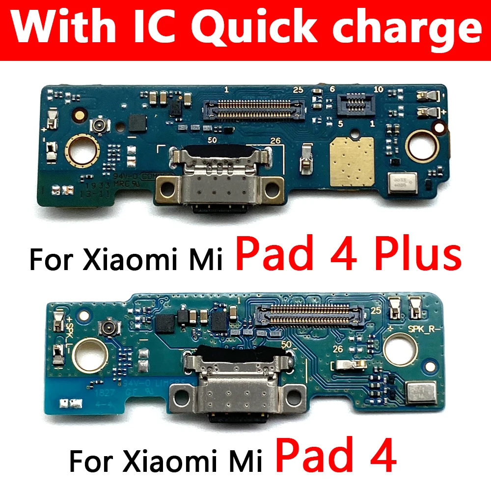 USB Charging Port Board Flex Cable For Xiaomi Mi Pad 4 Plus Dock Connector Flex With Microphone Replacement Parts