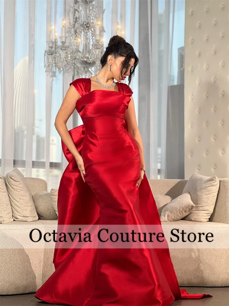 Elegantes rotes Ballkleid 2025, Damen, plissiert, maßgeschneidert, Satin, Abschlusskleid, Hochzeit, Party ​ Gastkleid Abendkleider