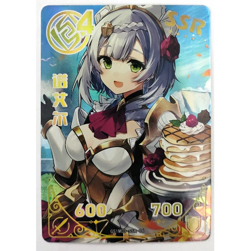 Anime Genshin Impact Wandering Wind SSR card Kujo Sara Bennett Diona Katzlein Collei Toy collection boy Birthday Christmas gifts