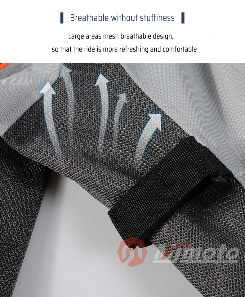 Summer Unisex Motorcycle Jacket Mesh Breathable Motocroos Riding Jacket With Detachable CE Pads Motorbike Jacket Wear-resistant