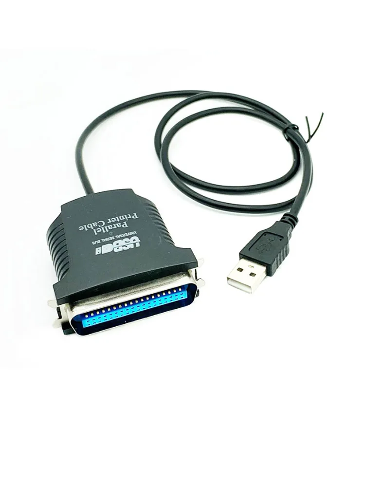 Cavo per stampante da USB a parallelo cavo adattatore per porta USB a 36 pin cavo adattatore 1284 linea stampante CN36 Pin cavo adattatore IEEE