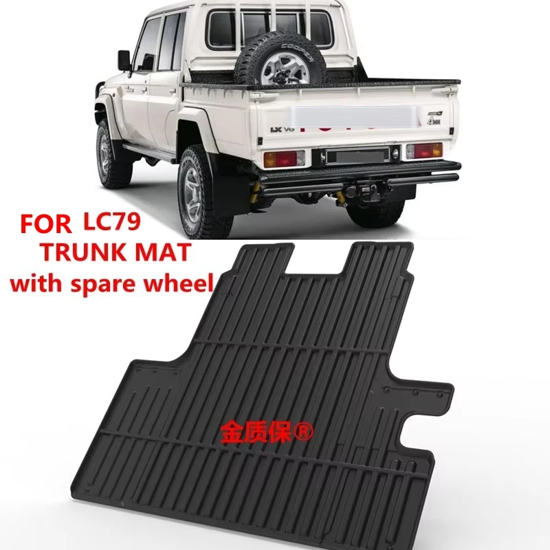 Use for TOYOTA Land Cruiser 79 Trunk Mat TPE Car Cargo Mat Trunk Mat LC79 Cargo Liner Tray Waterproof Trunk Mat LC79 Floor Mat