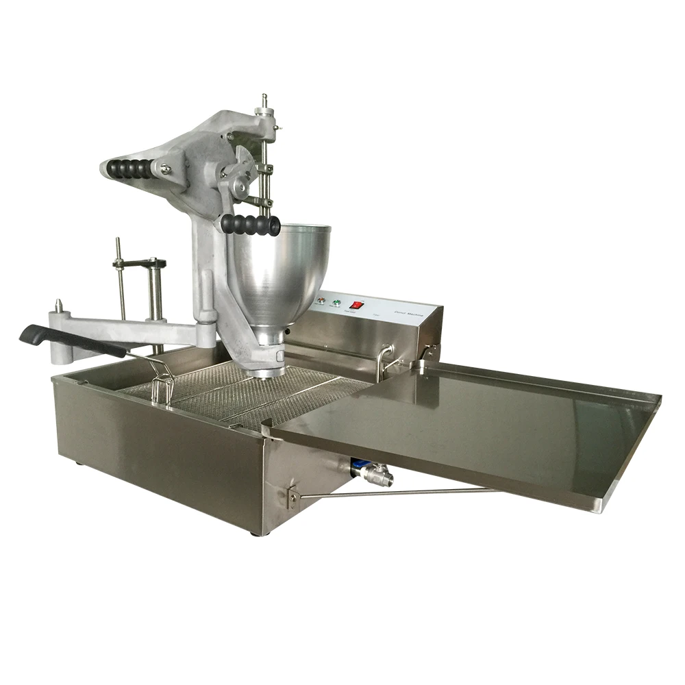 3-Set Moulds Electric Donut Frying Machine Ball Shape MINI Donut Machine Cake Donut Fryer with Full Automatic Counting System