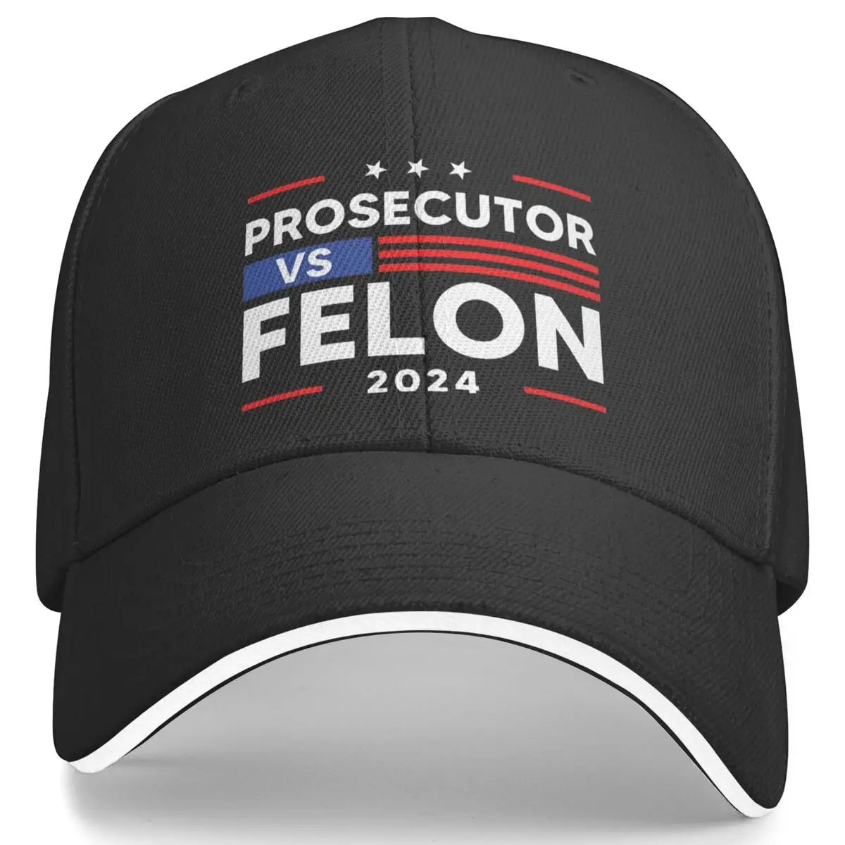 Prosecutor Vs Felon 2024 Fun Voting Election 2024 Baseball Cap Summer Trucker Hat Breathable Hats Women Men Trendy Baseball Caps