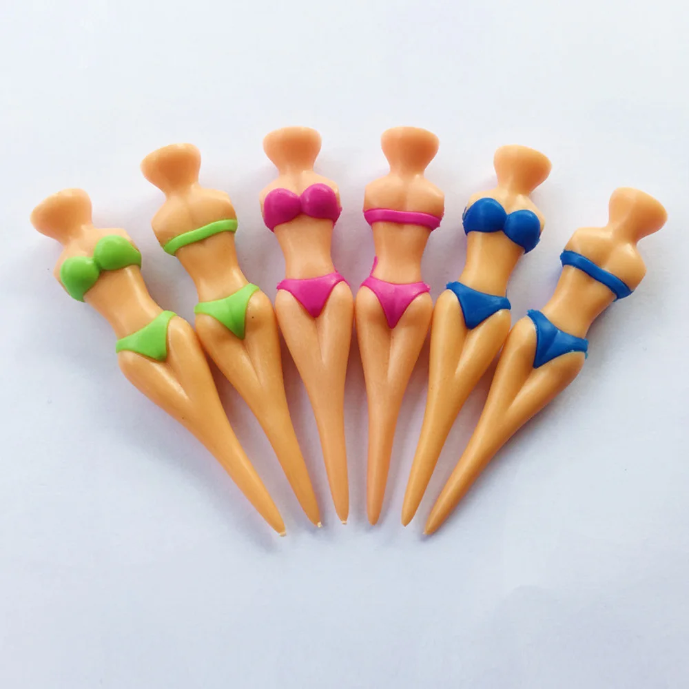 5Pcs Sexy Bikini Hot Woman 3 inch Golf Tees