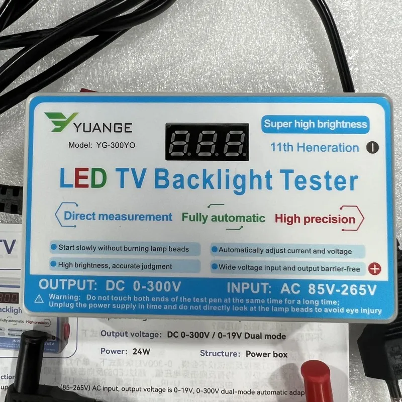 Output 0-320V TV LED Tester Repair For TV Backlight strip Tester, Input voltage: 85-265V