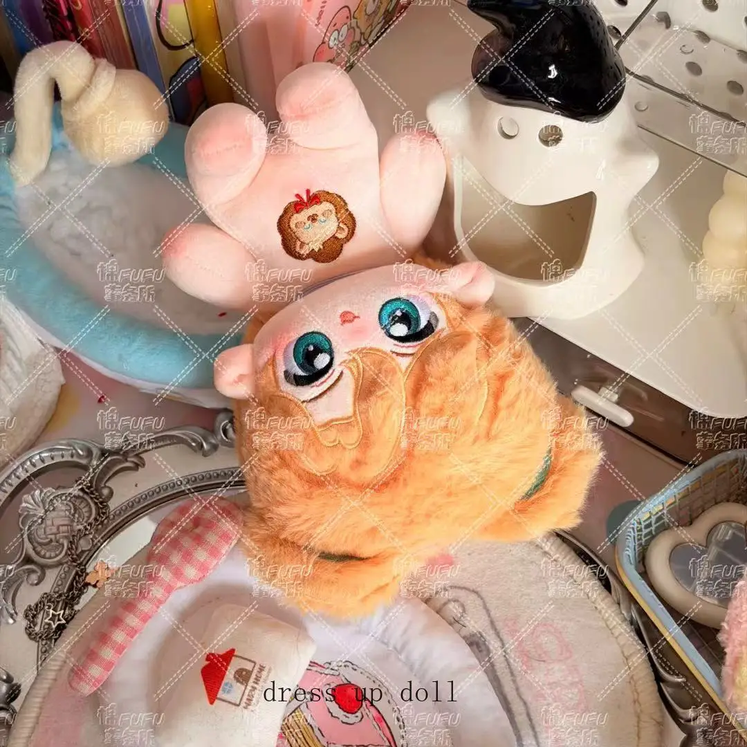 20cm para todos os temposorschach bonito ídolo boneca de pelúcia corpo de pelúcia vestir-se roupas plushies bonito anime figuras presente de natal