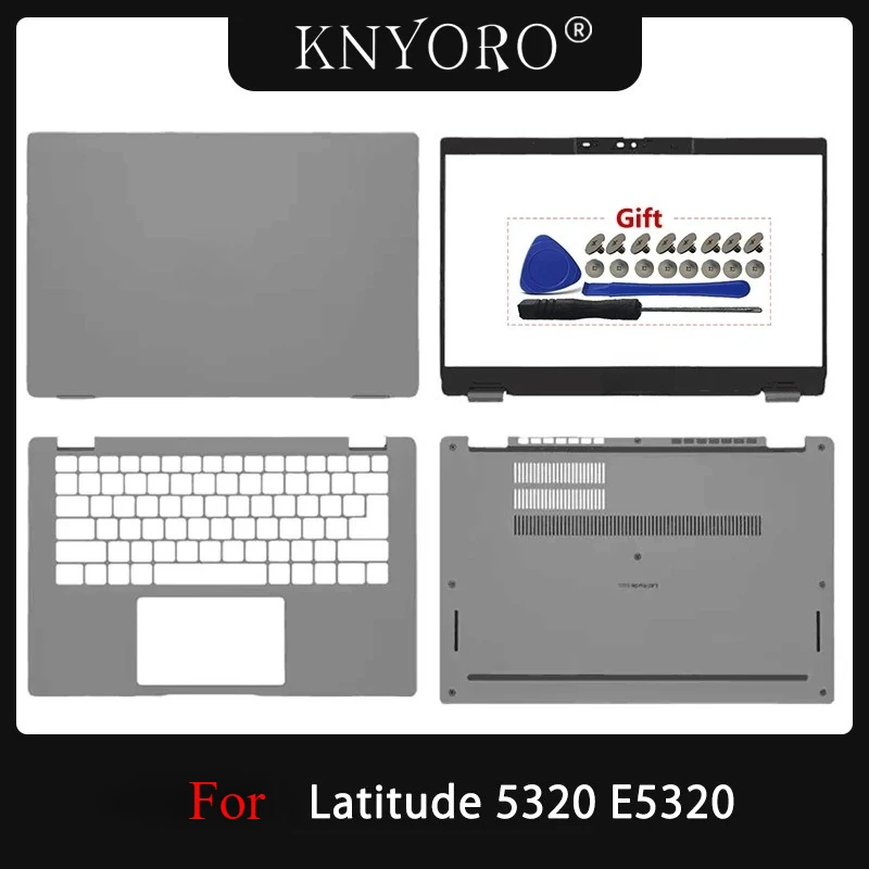 

НОВЫЙ чехол для ноутбука Latitude 5320 E5320, задняя крышка ЖК-дисплея, рамка передней панели, крышка упора для рук, нижняя часть корпуса, серебристый Gary 005MRF