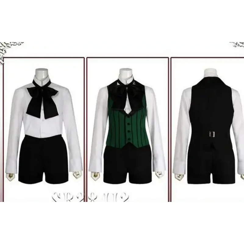 Anime Black Butler Seizoen 2 Earl Alois Uniform Trancy Cosplay Party Kostuum Custome Met Ring