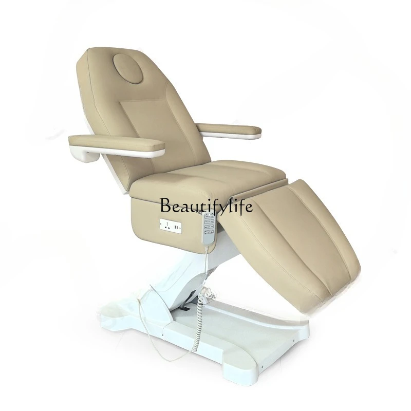 

-High-grade beauty electric beauty bed lifting pattern embroidery bed