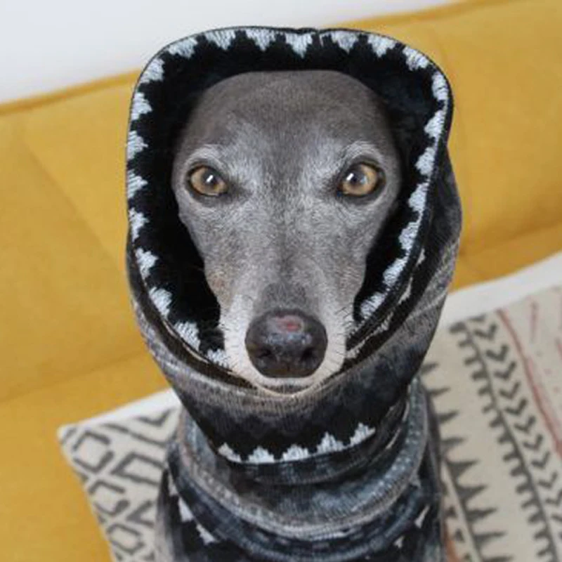 Winter Fleece Turtleneck Whippet Vest Italian Greyhound Bohemia Style Clothes Dog Coat Soft Stretch Bedlington Clothes