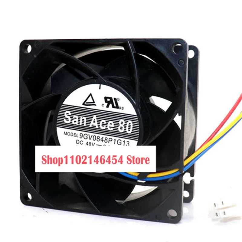 1 قطعة ل سانيو دنكي 9GV0848P1G13 تيار مستمر 48 فولت 0.84A 80x80x38 مللي متر 4-سلك مروحة التبريد